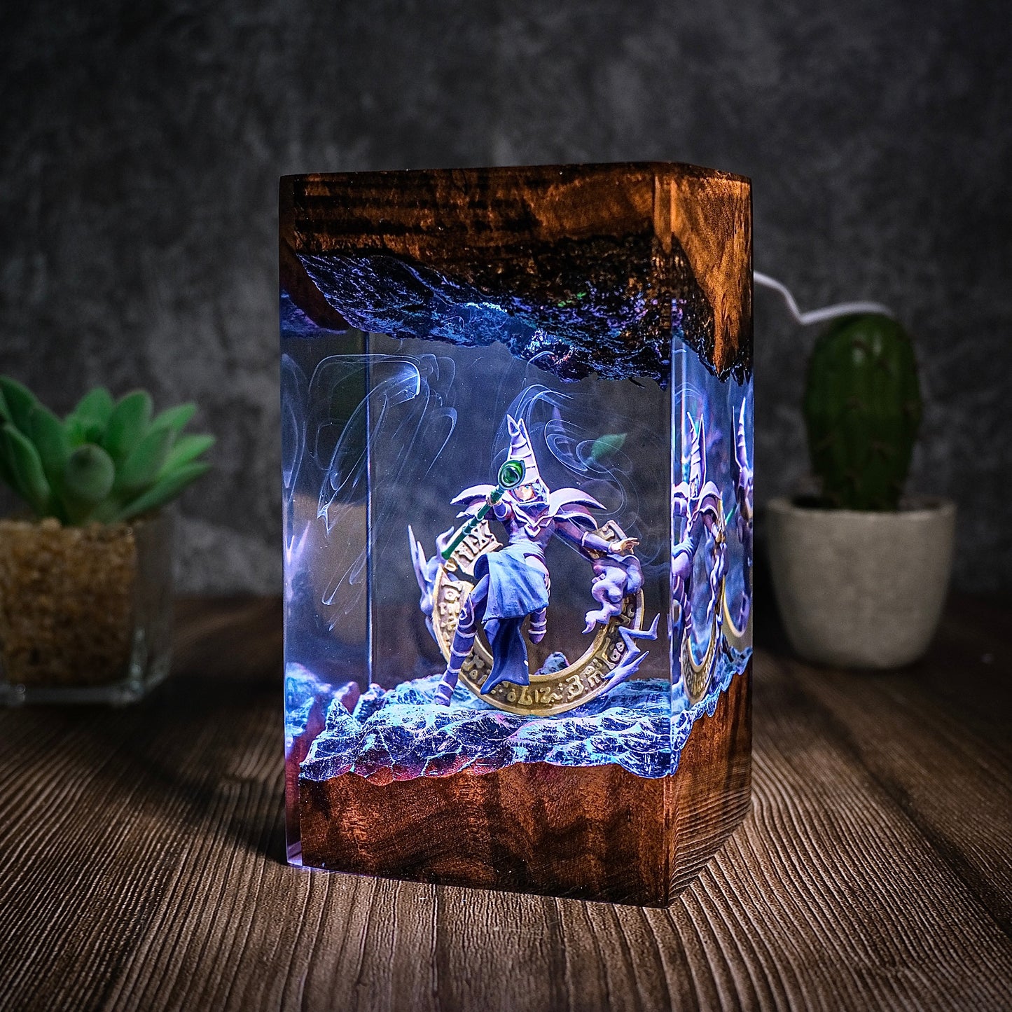 Black Magician Resin Lamp