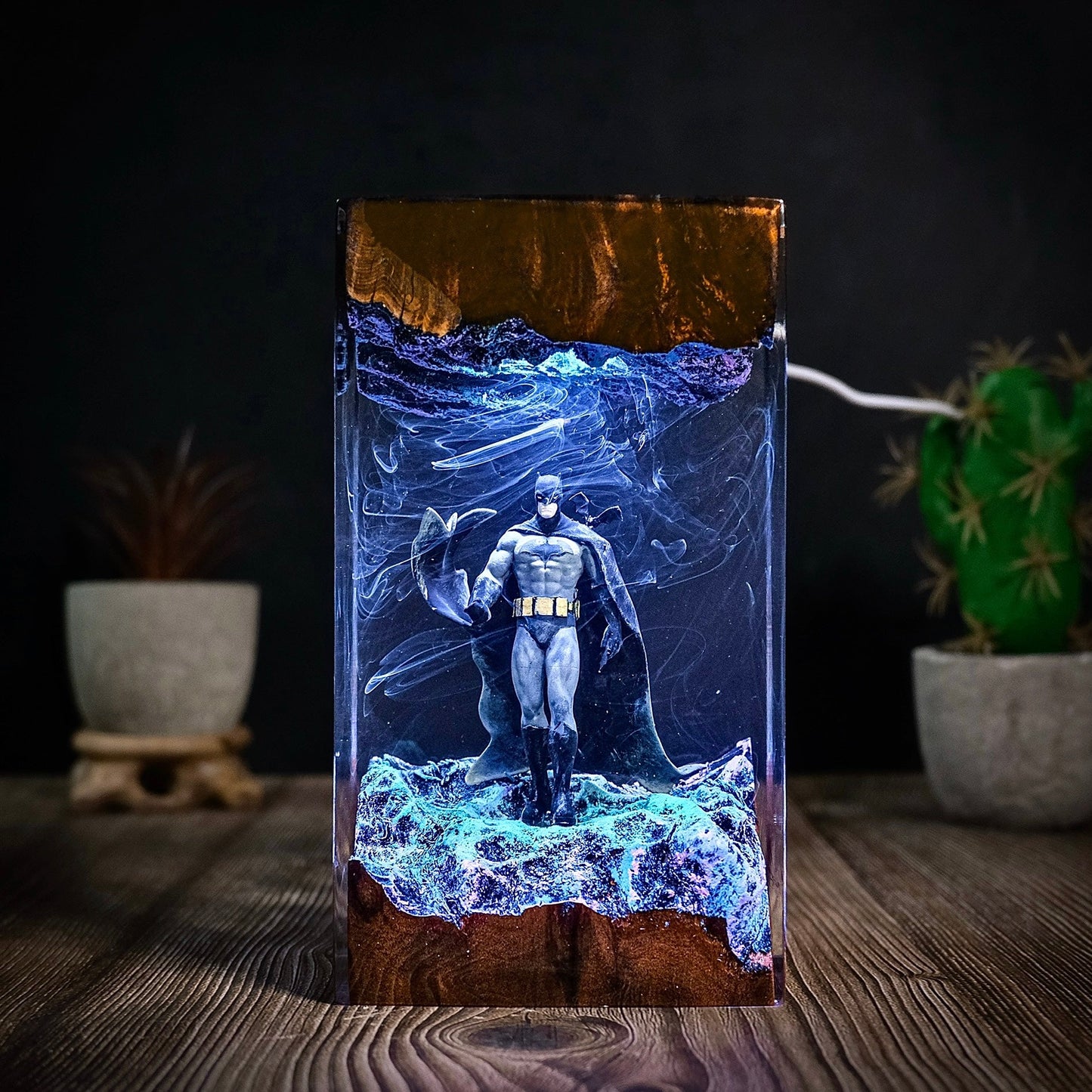 Batman Resin Lamp