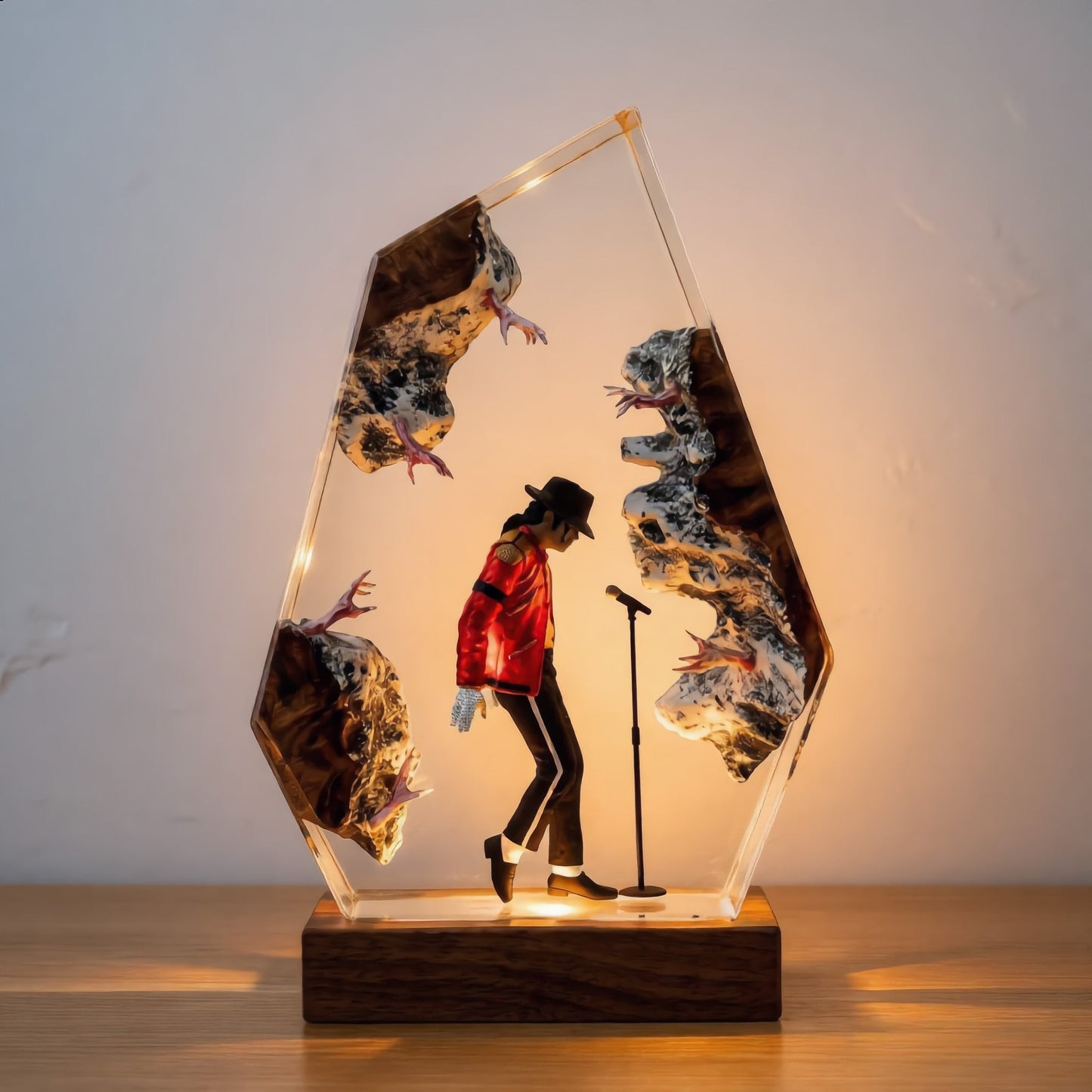 The Music King: Anti-Gravity Dance Resin Lamp