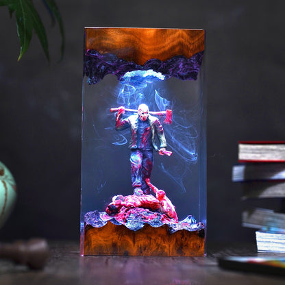 Jason Voorhees Resin Lamp