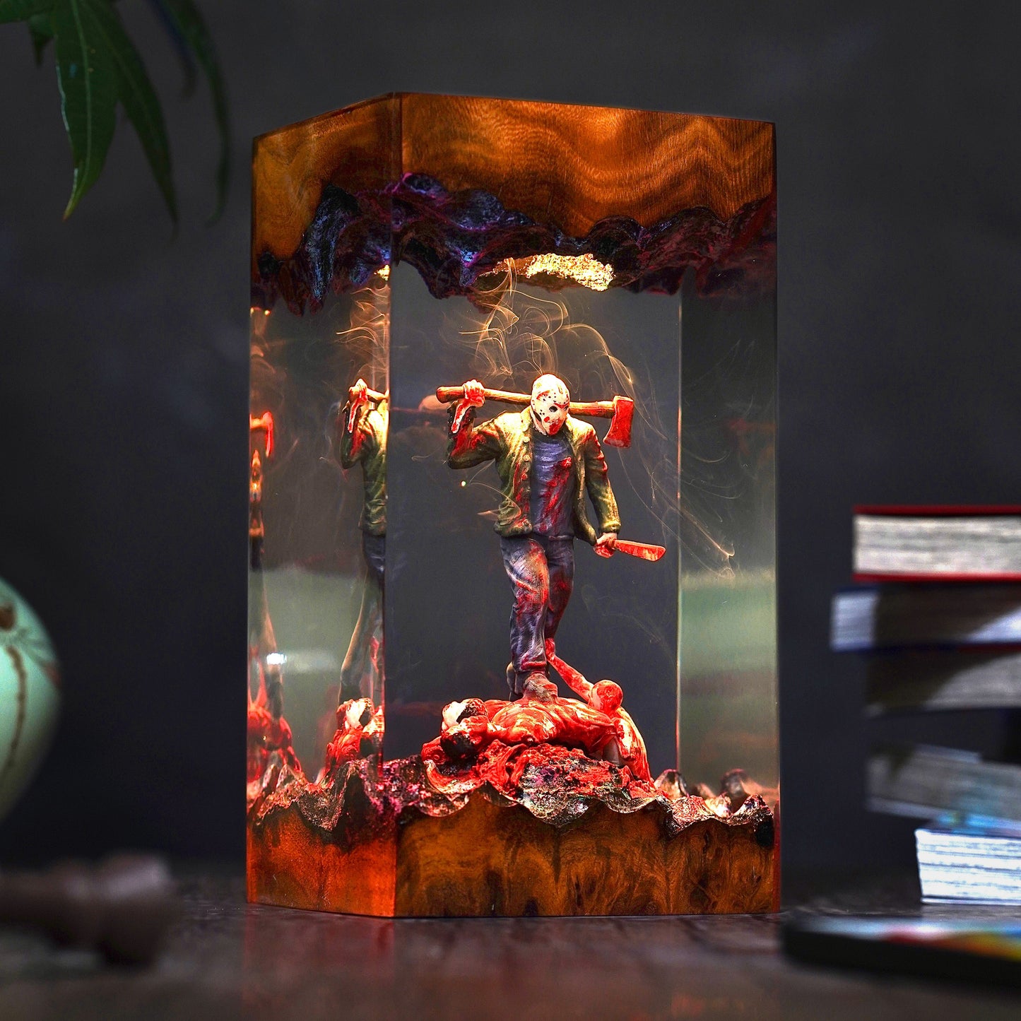 Jason Voorhees Resin Lamp