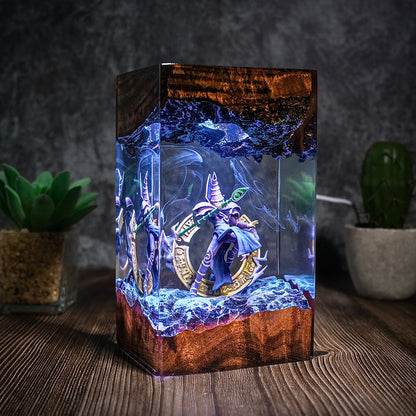 Black Magician Resin Lamp