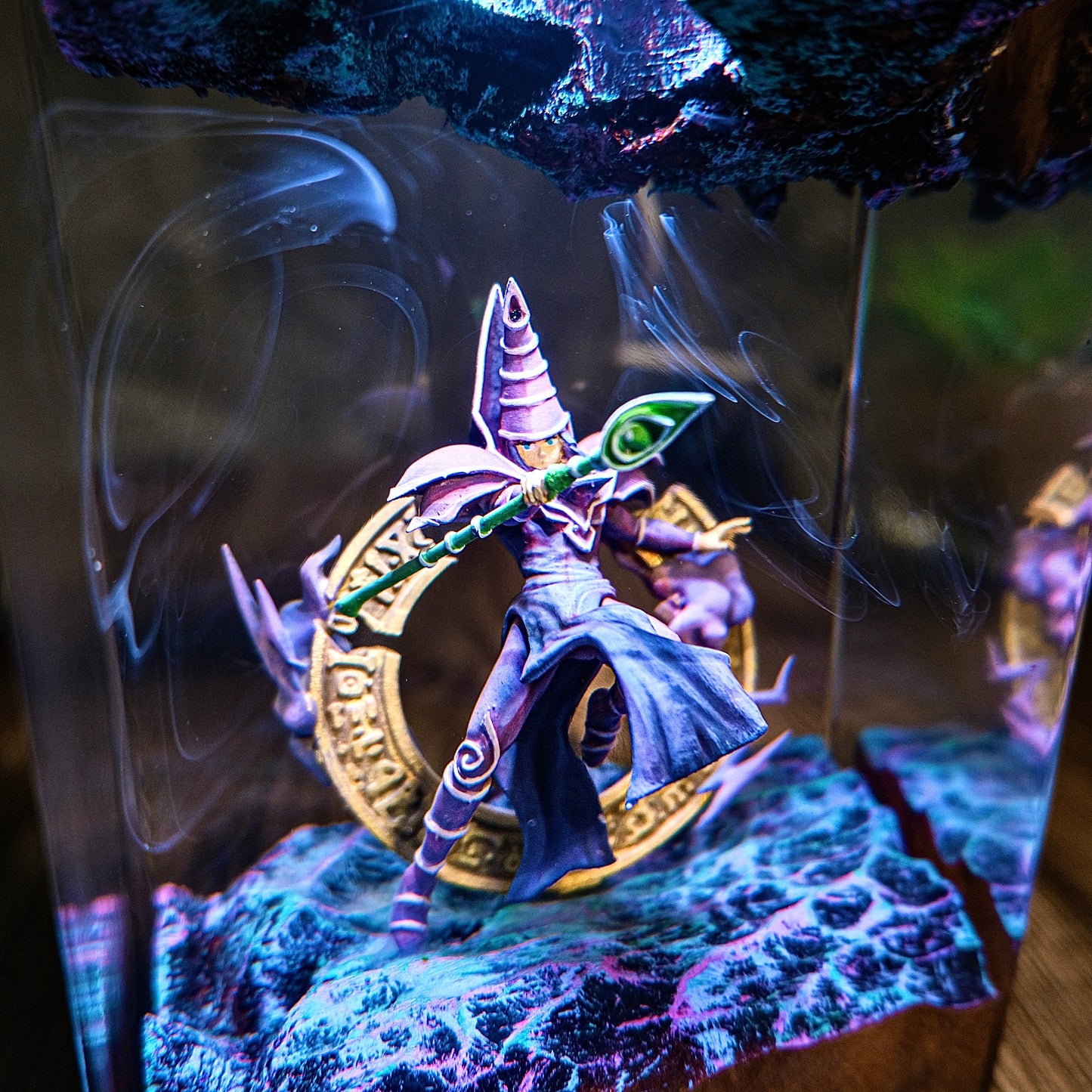 Black Magician Resin Lamp