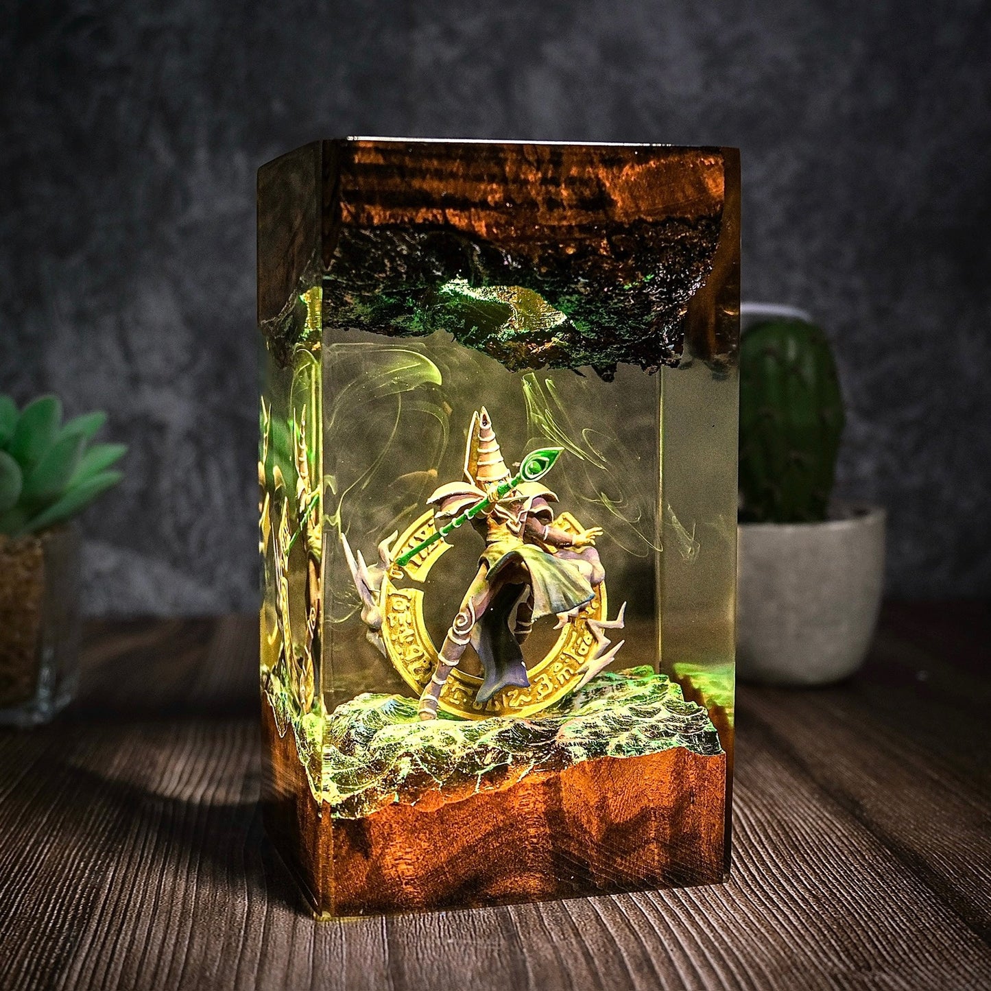 Black Magician Resin Lamp