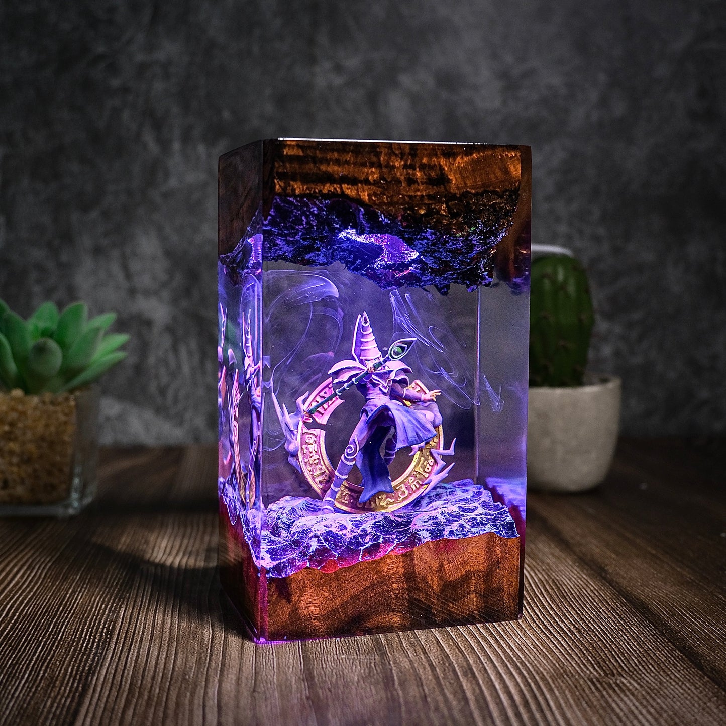 Black Magician Resin Lamp