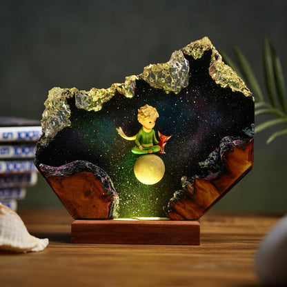 Little Prince Resin Lamp