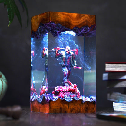 Jason Voorhees Resin Lamp