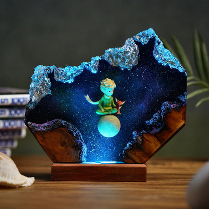 Little Prince Resin Lamp