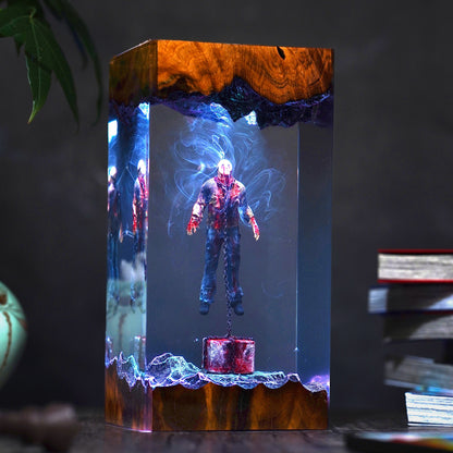 Jason Voorhees Underwater Resin Lamp