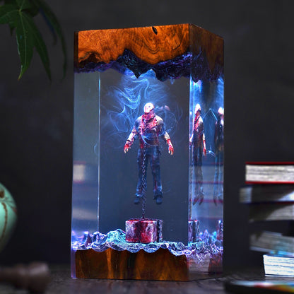Jason Voorhees Underwater Resin Lamp