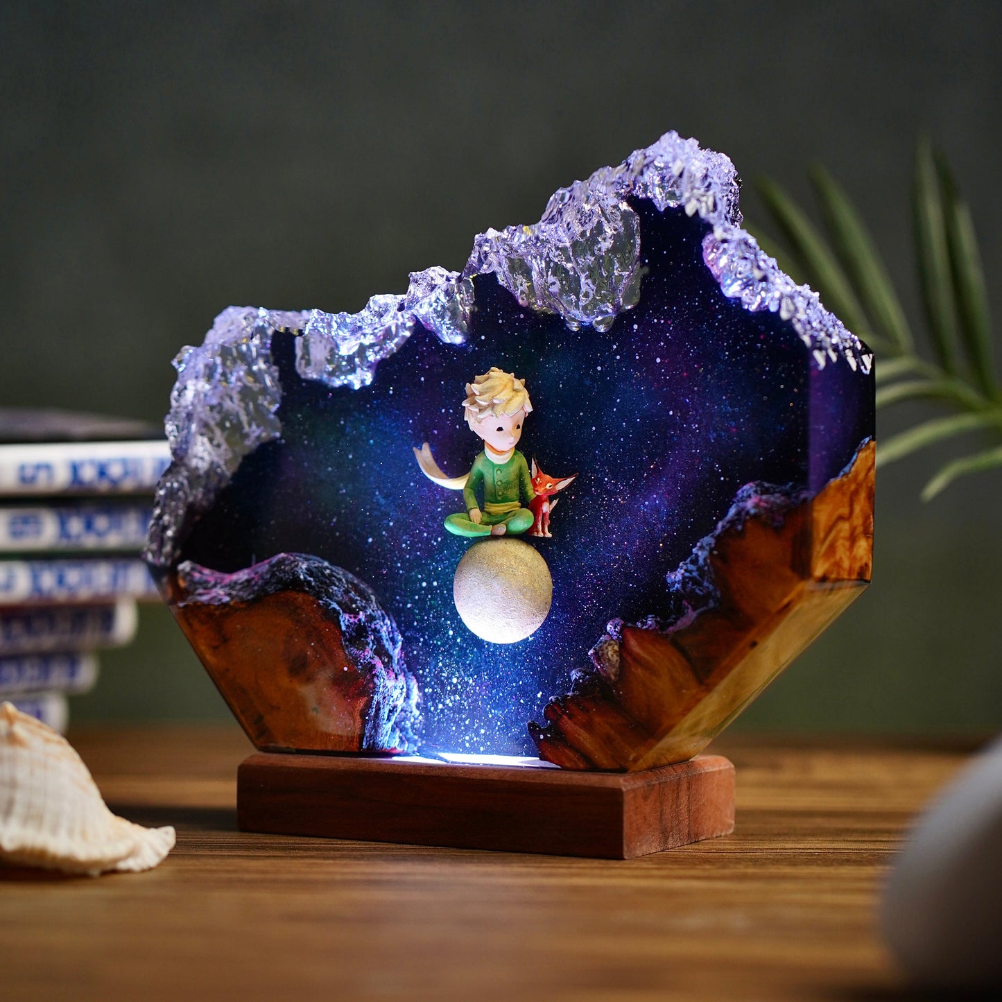 Little Prince Resin Lamp