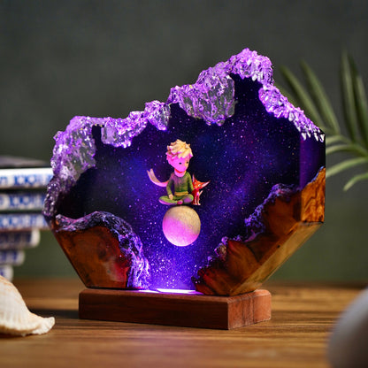 Little Prince Resin Lamp