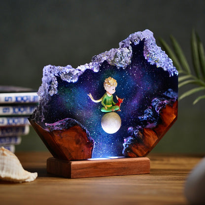 Little Prince Resin Lamp
