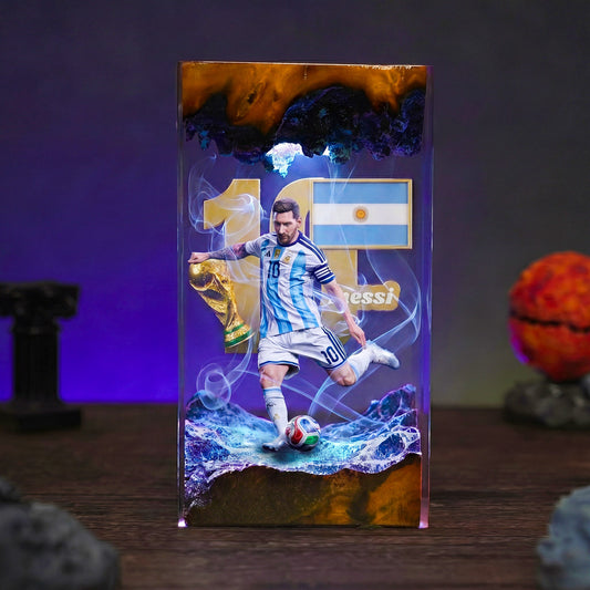 The Best Football Player Resin Lamp