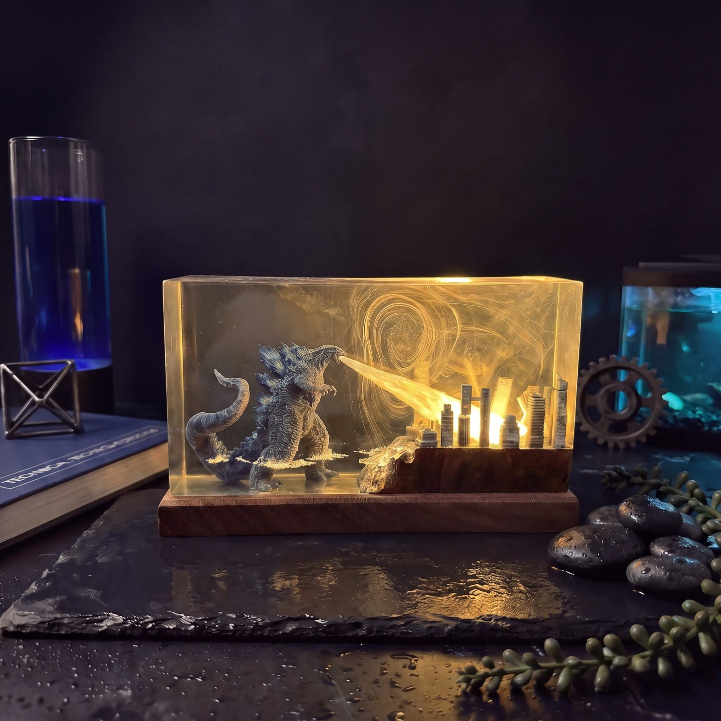 Godzilla 2 Resin Lamp