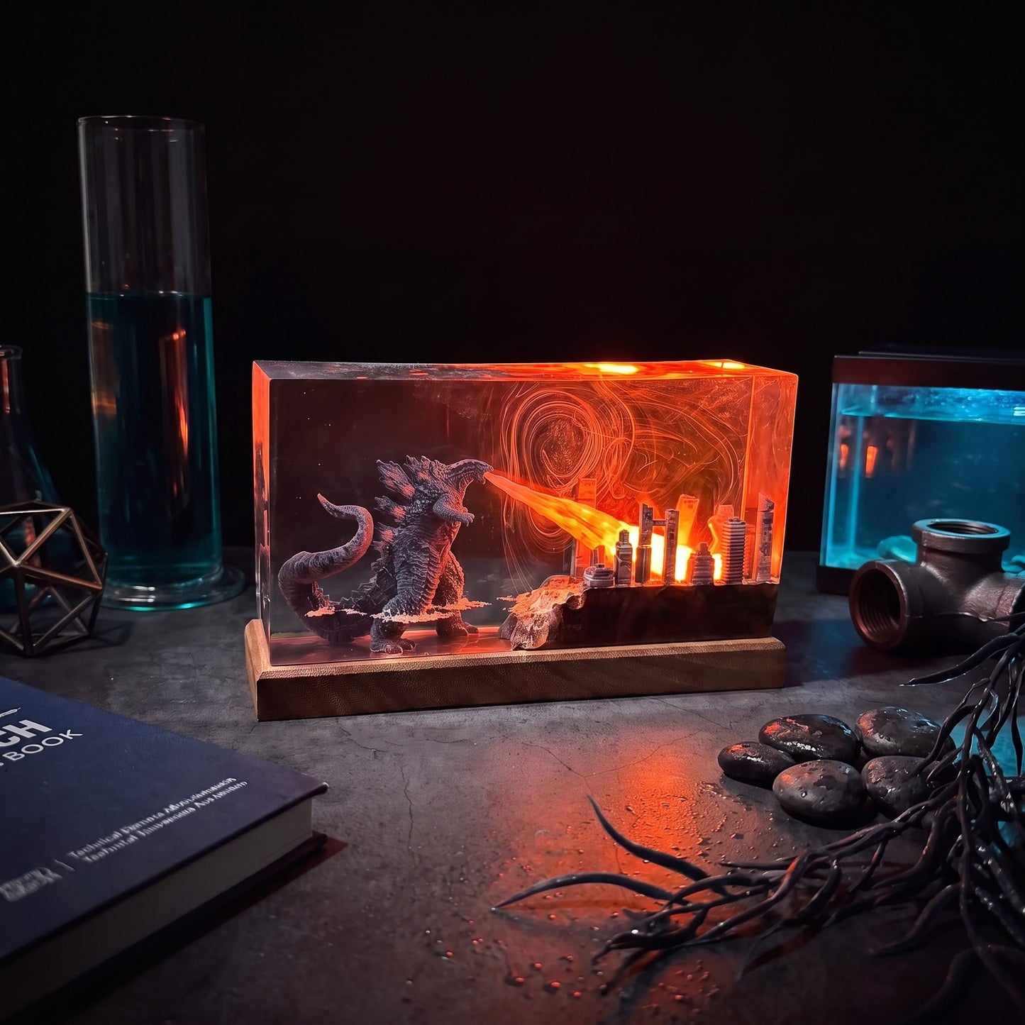 Godzilla 2 Resin Lamp