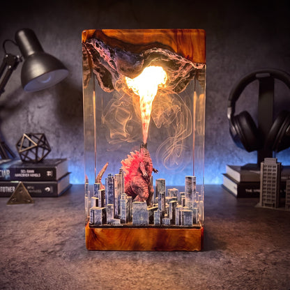Godzilla 3 Resin Lamp