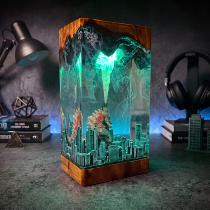 Godzilla 3 Resin Lamp