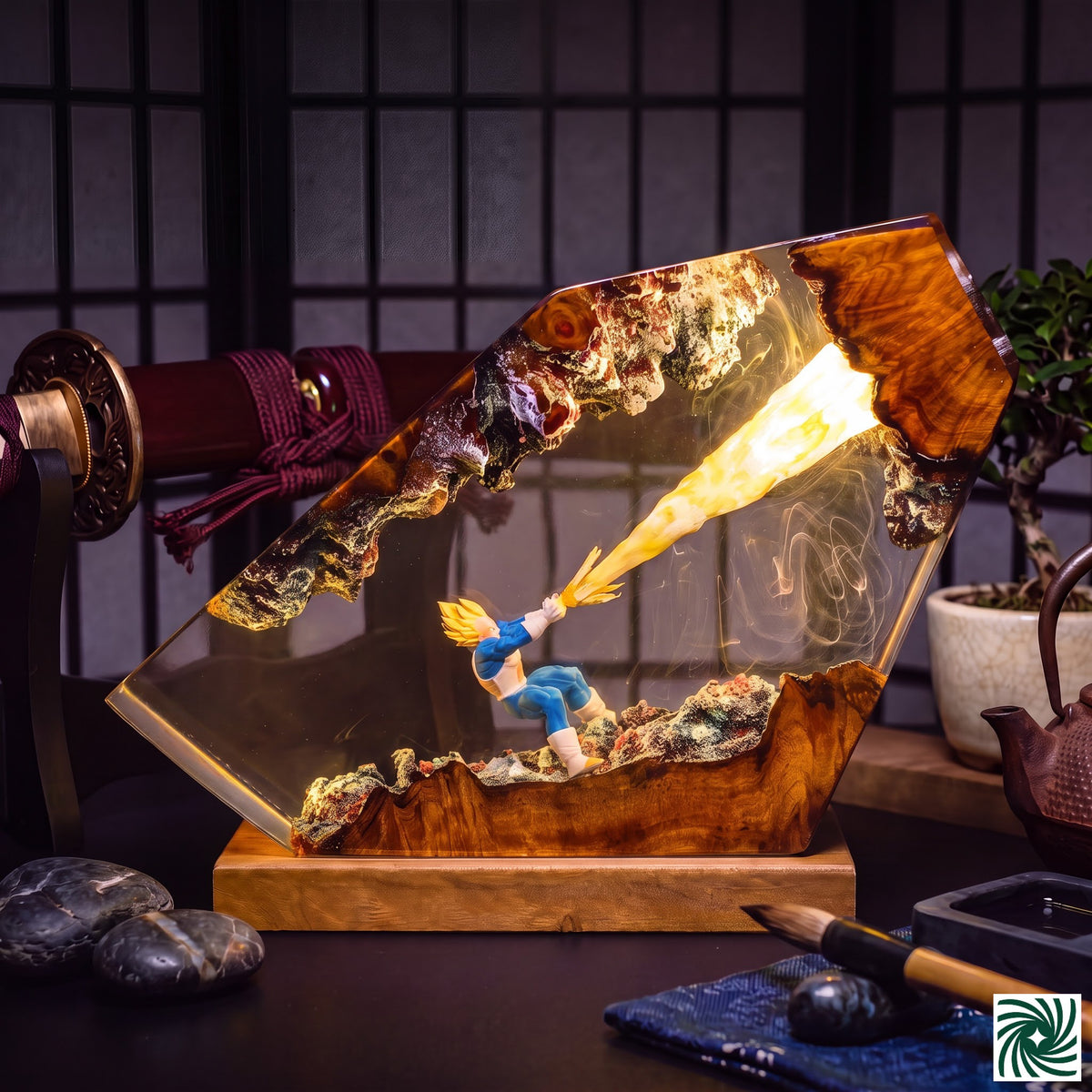 DBZ resin lamp