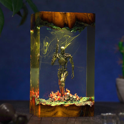 The Terminator Resin Lamp