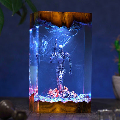 The Terminator Resin Lamp
