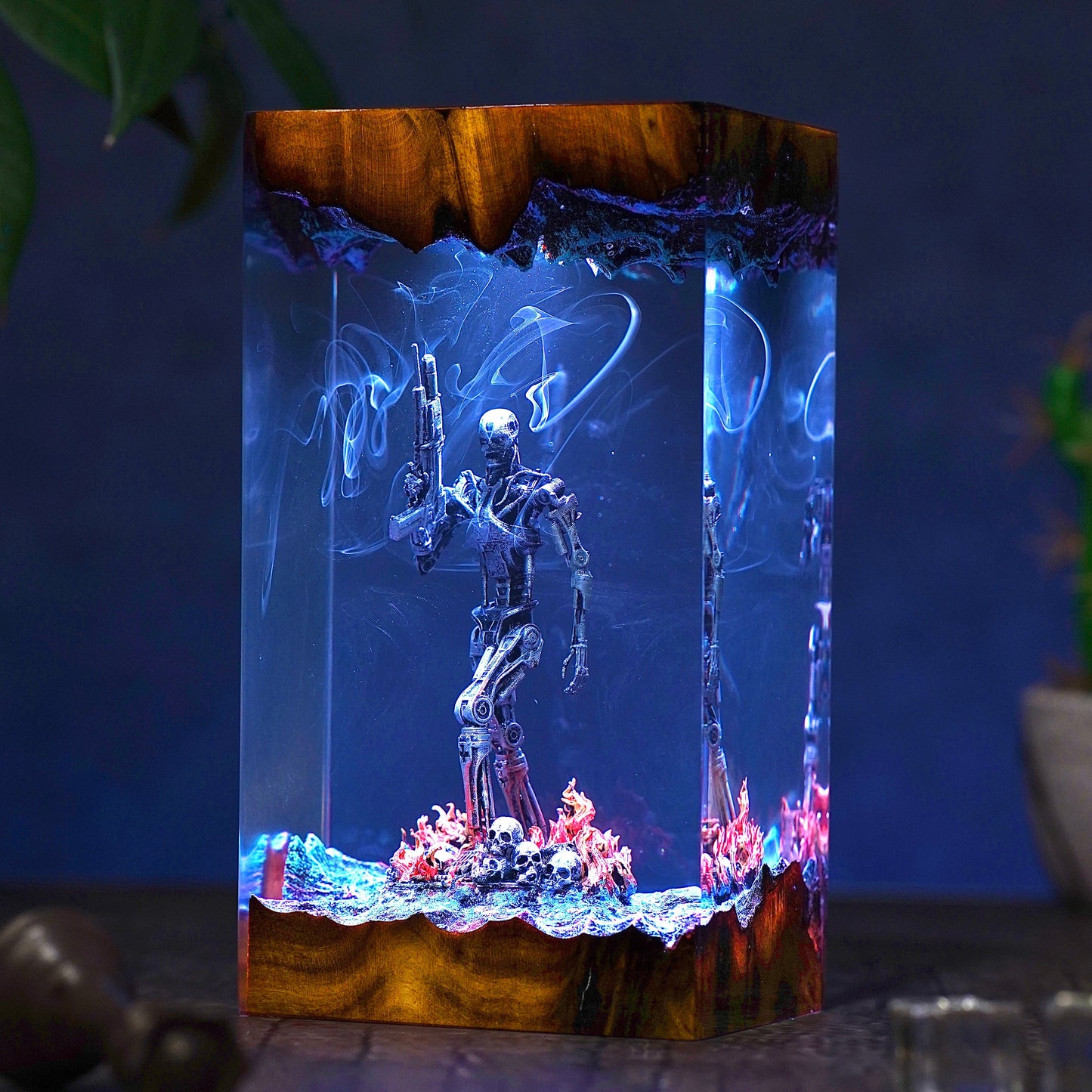 The Terminator Resin Lamp