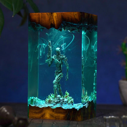 The Terminator Resin Lamp