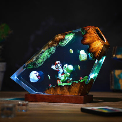 Super Mario Resin Lamp