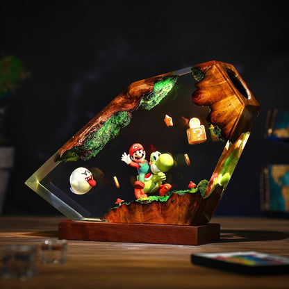 Super Mario Resin Lamp