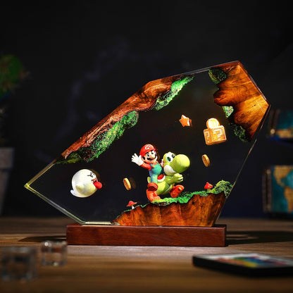 Super Mario Resin Lamp