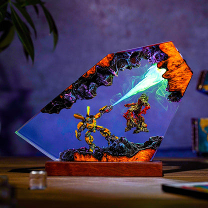 Bumblebee Resin Lamp