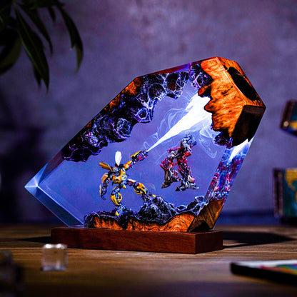 Bumblebee Resin Lamp