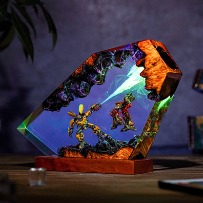 Bumblebee Resin Lamp