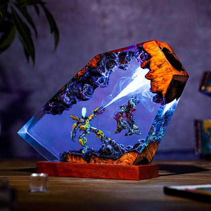 Bumblebee Resin Lamp