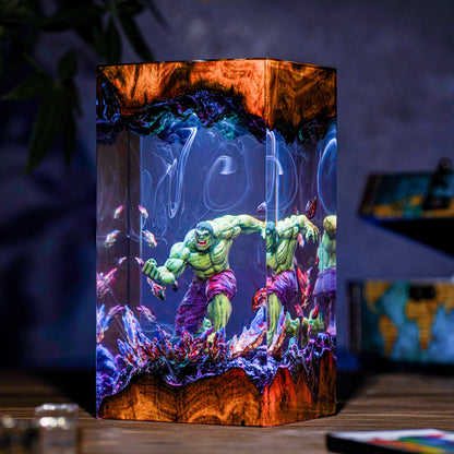 Hulk Resin Lamp