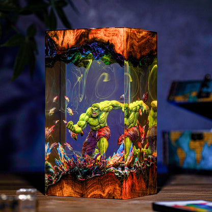 Hulk Resin Lamp