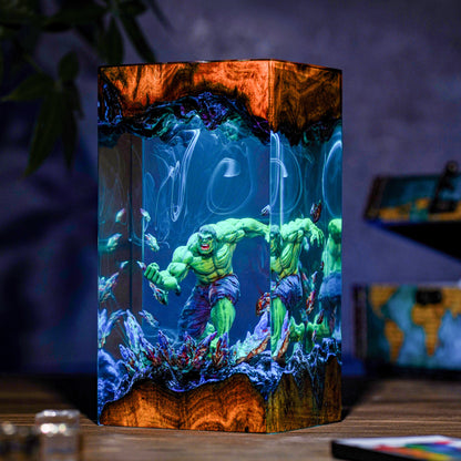 Hulk Resin Lamp