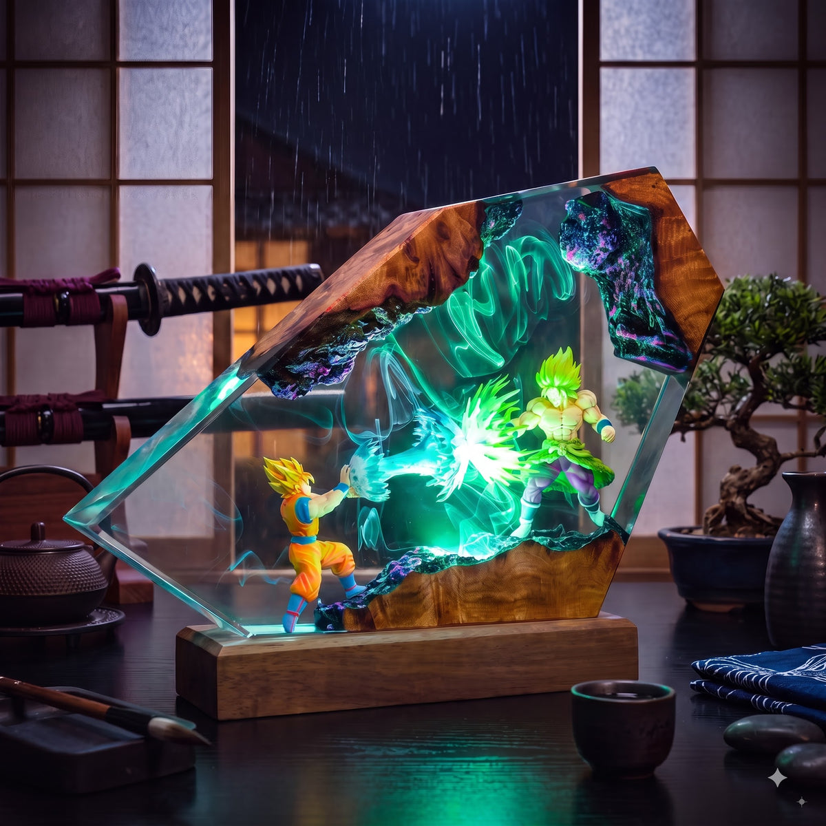 DBZ resin lamp