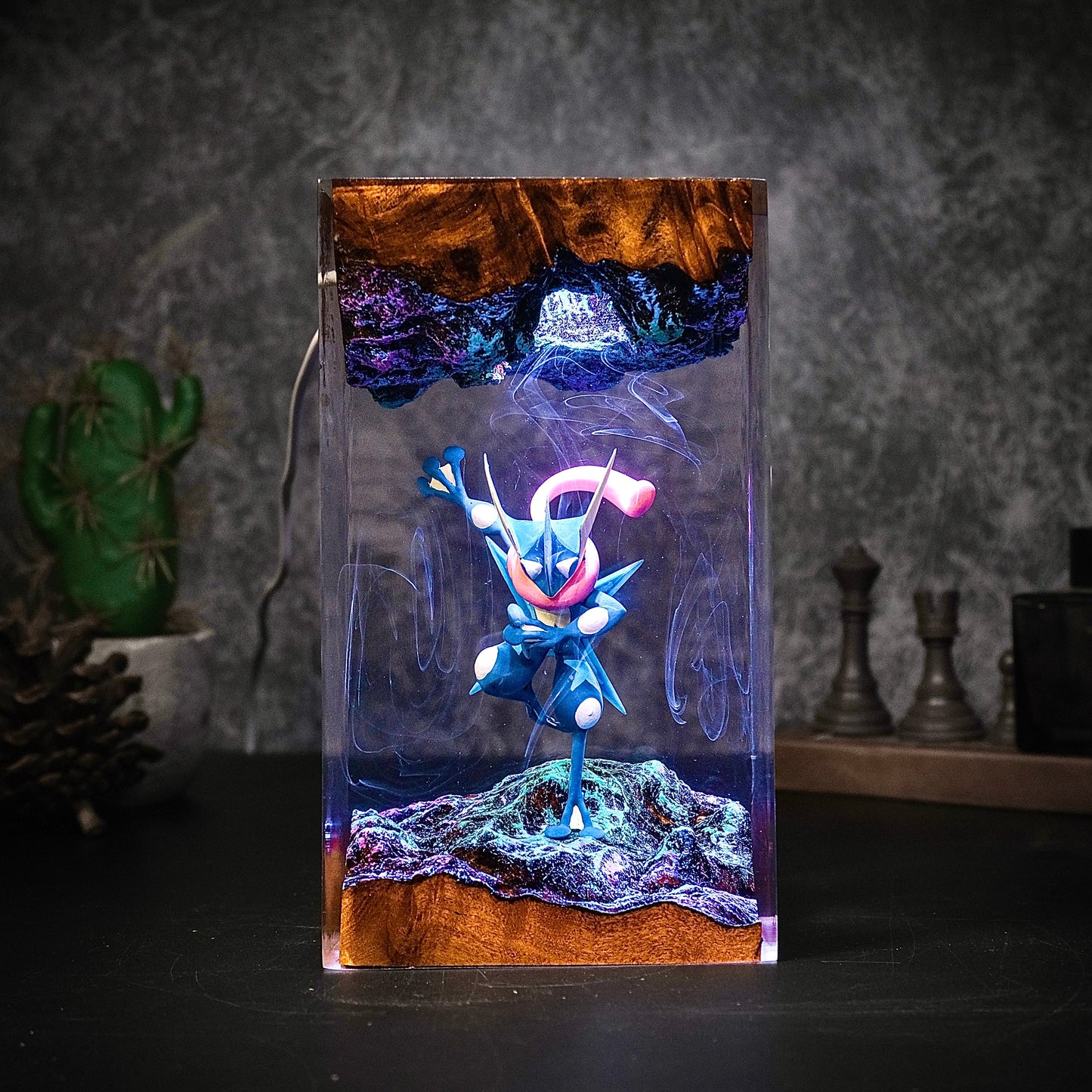 Greninja Resin Lamp