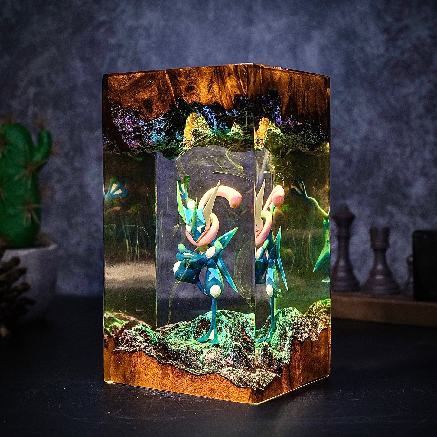 Greninja Resin Lamp
