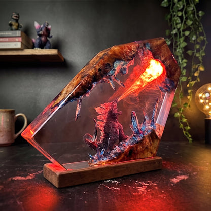 Godzilla 4 Resin Lamp