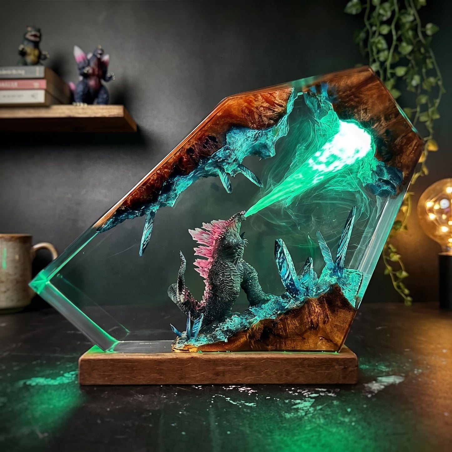 Godzilla 4 Resin Lamp