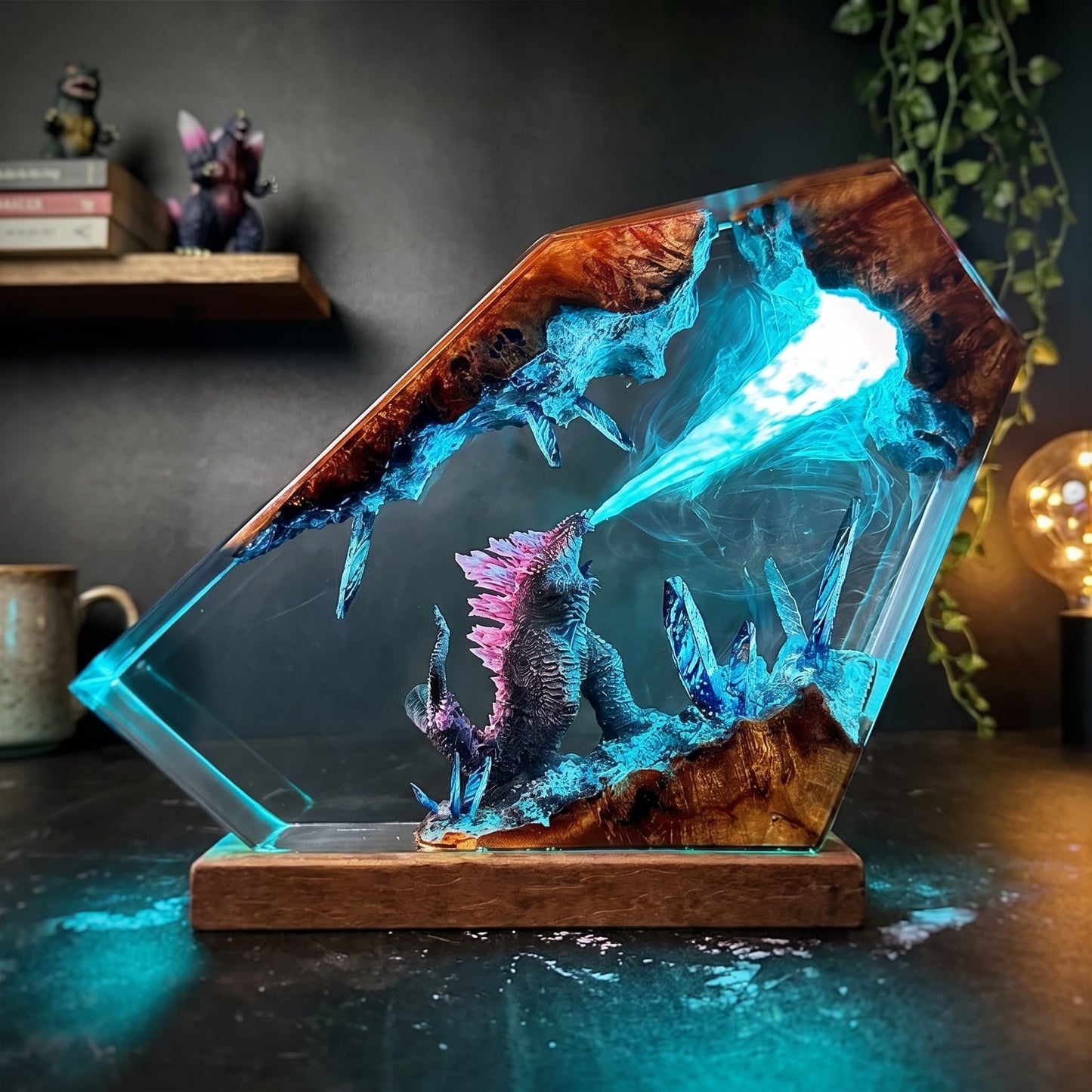 Godzilla 4 Resin Lamp