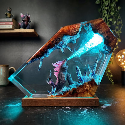 Godzilla 4 Resin Lamp