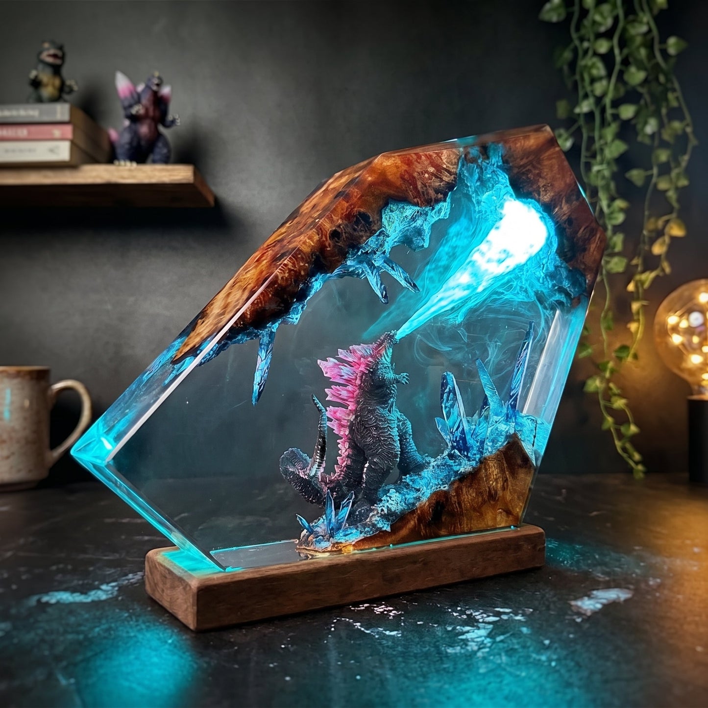 Godzilla 4 Resin Lamp