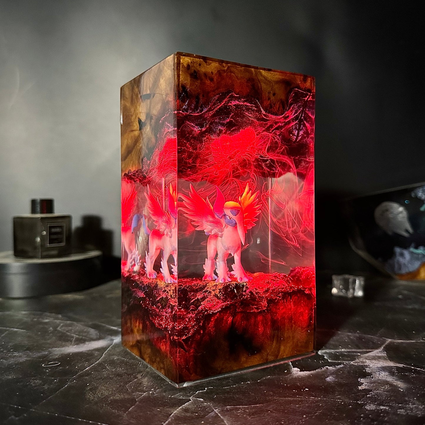 Absol Resin Lamp