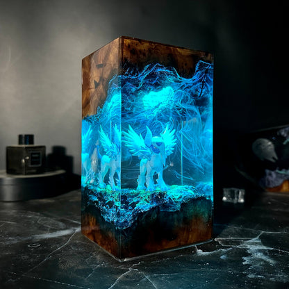 Absol Resin Lamp