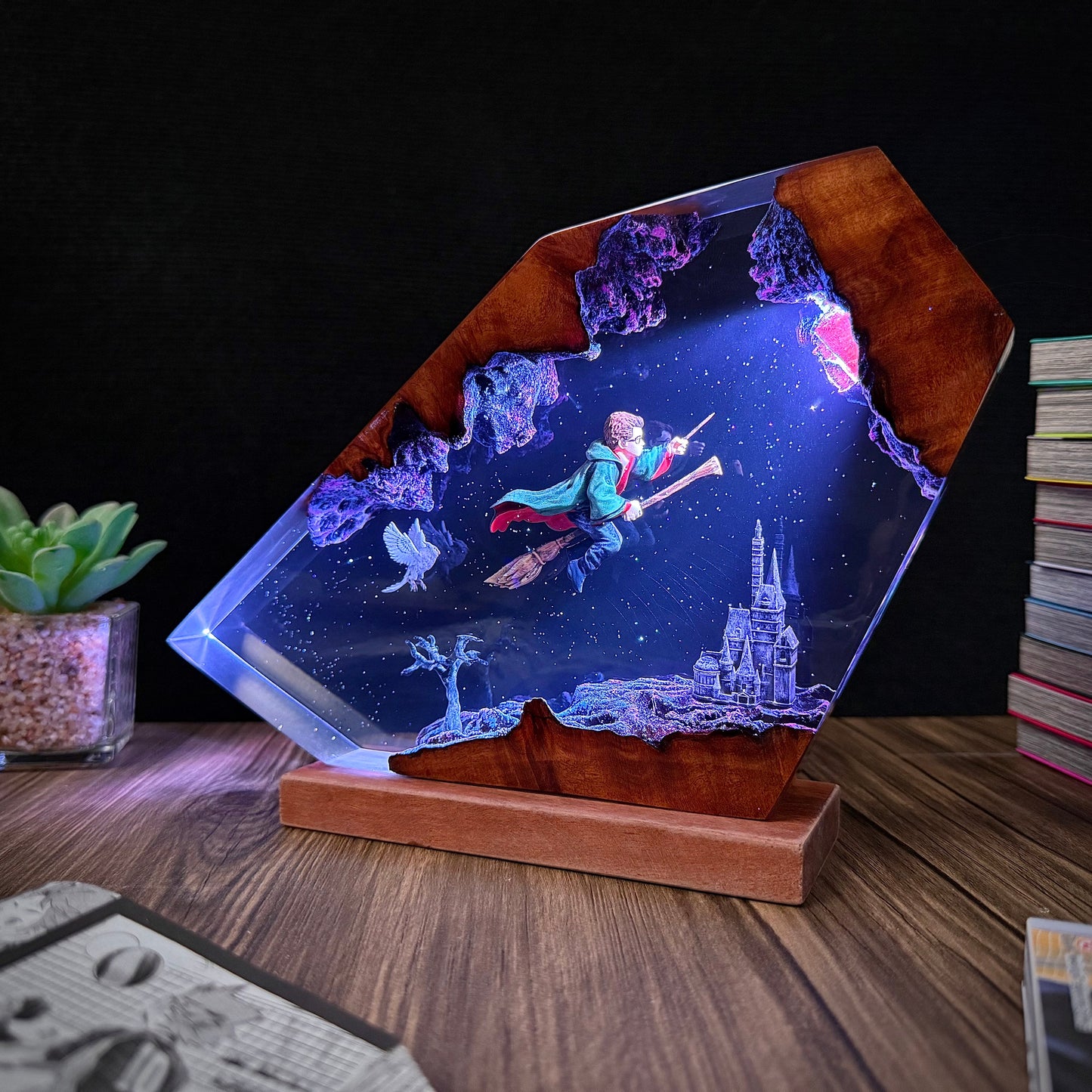 Harry Potter Resin Lamp