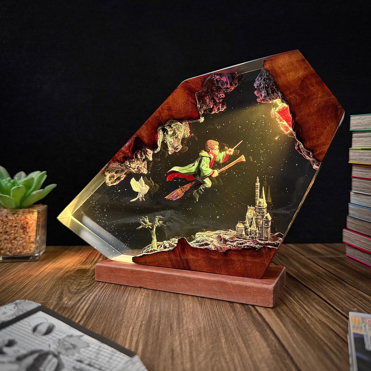 Harry Potter Resin Lamp