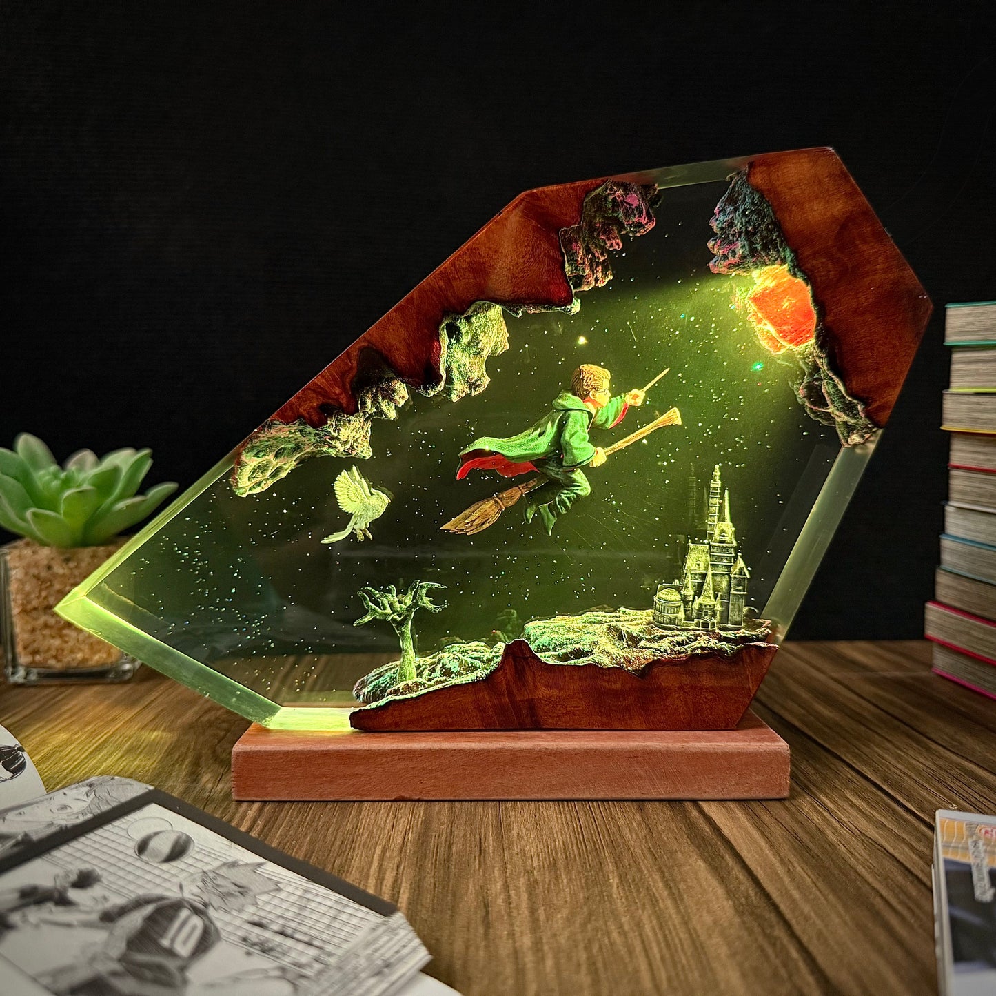 Harry Potter Resin Lamp
